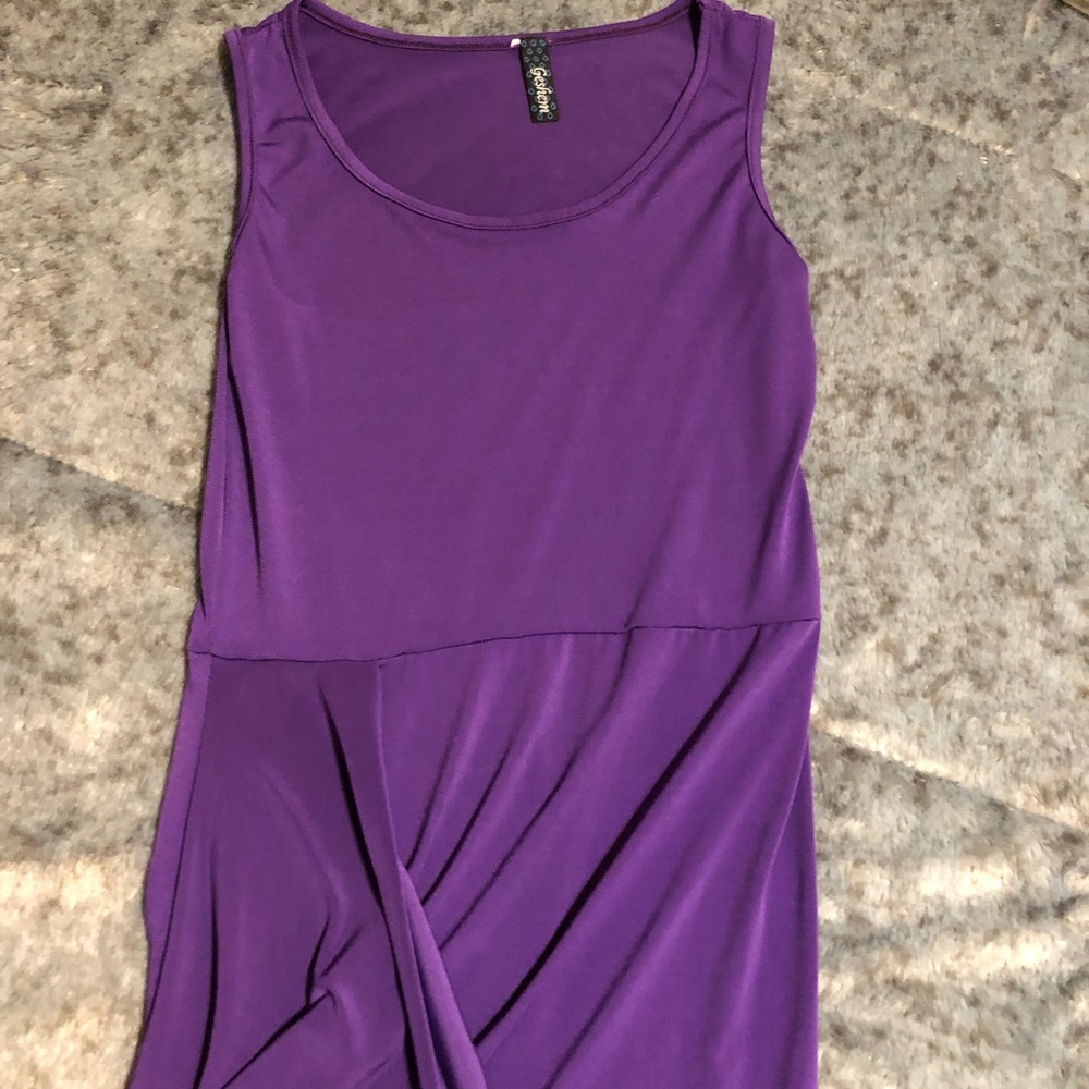 Long purple dress